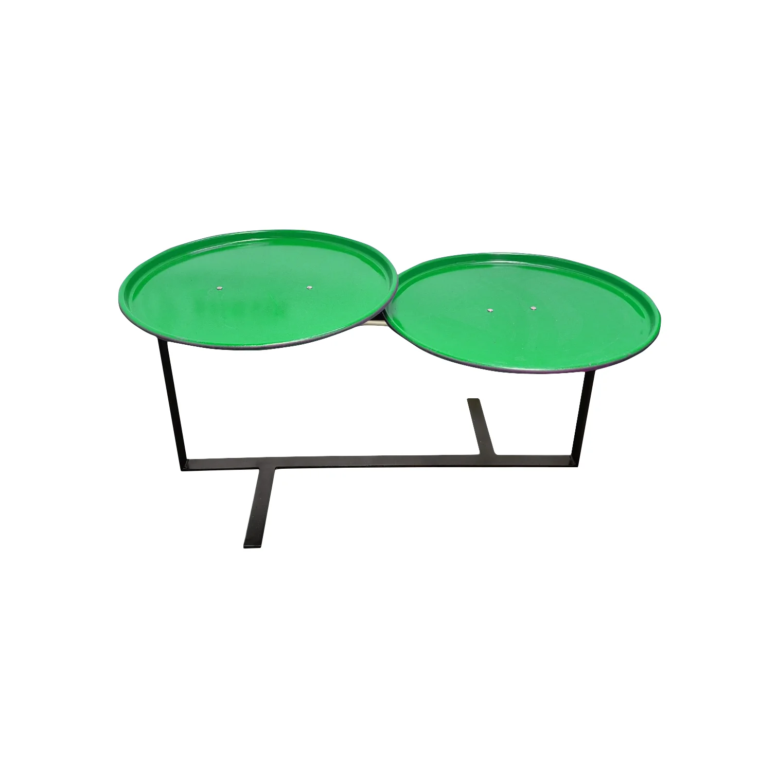 Bijzettafel van olievat deksels - Image 6