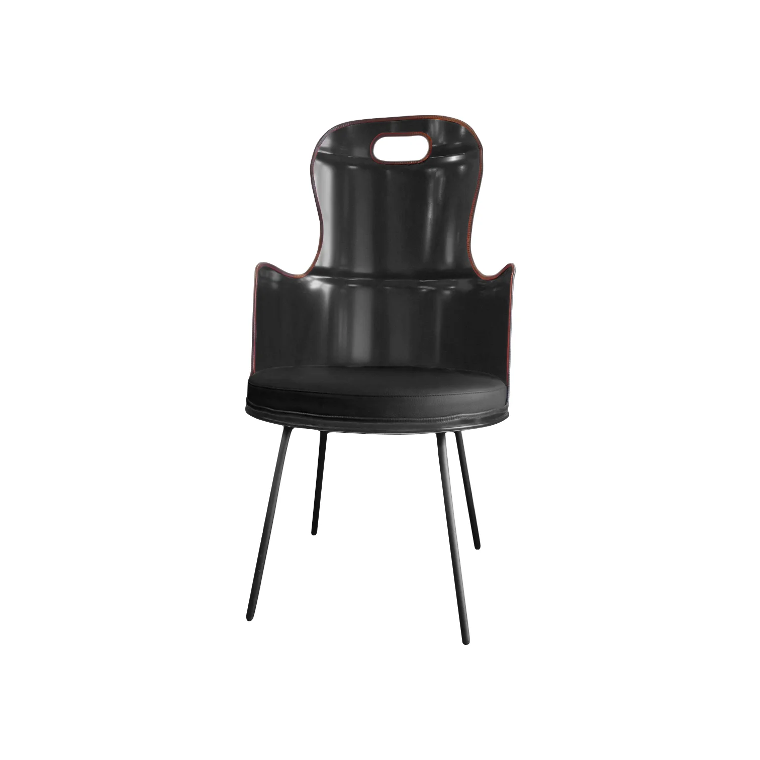 Stoel met 4 Metalen Poten - Image 9