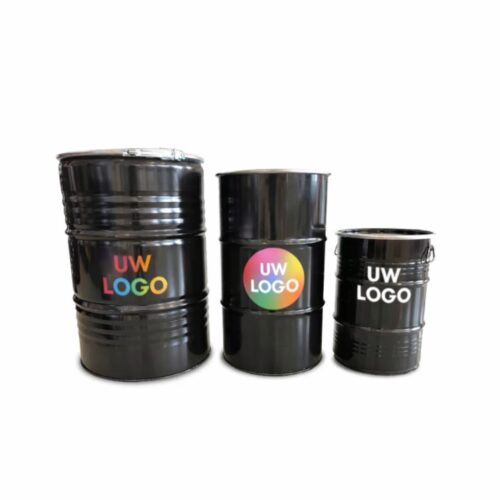 Sticker/logo op uw vat